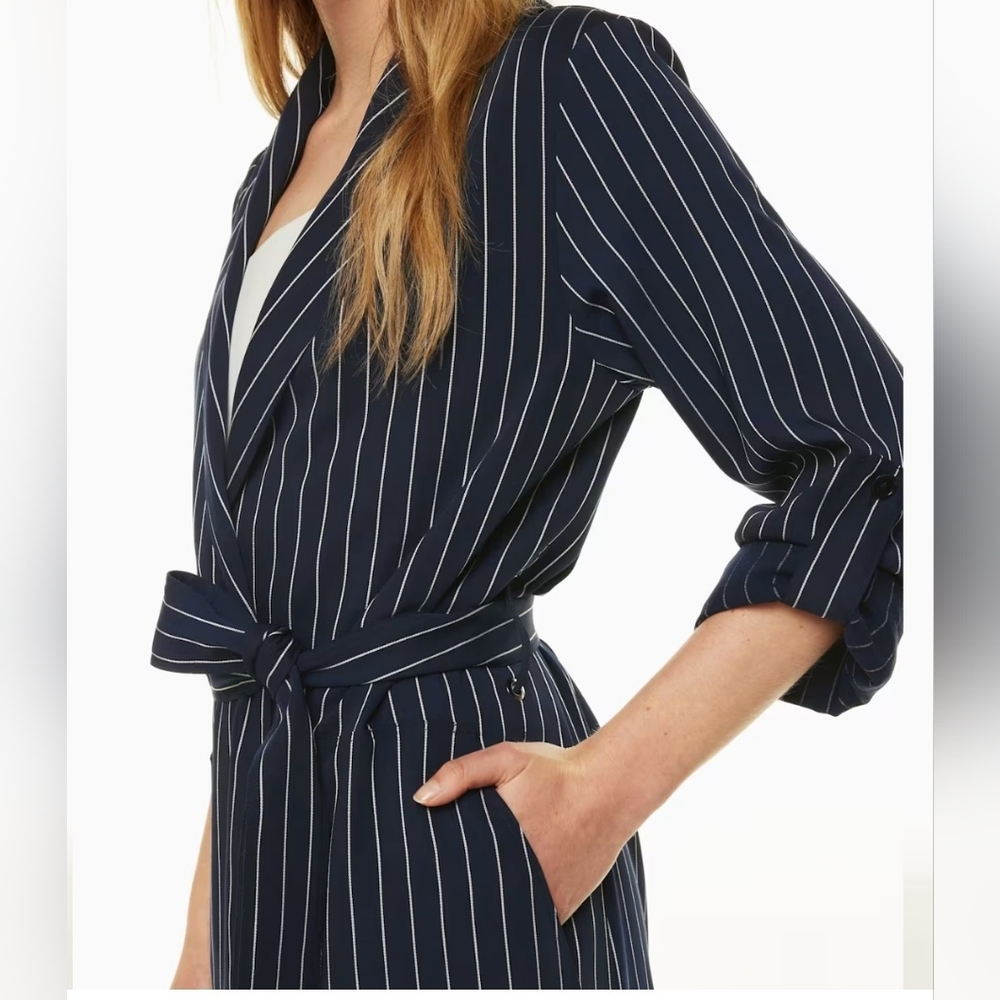 BABATON Aritzia Navy Striped Kahlo Jacket Size XXS - Picture 6 of 11